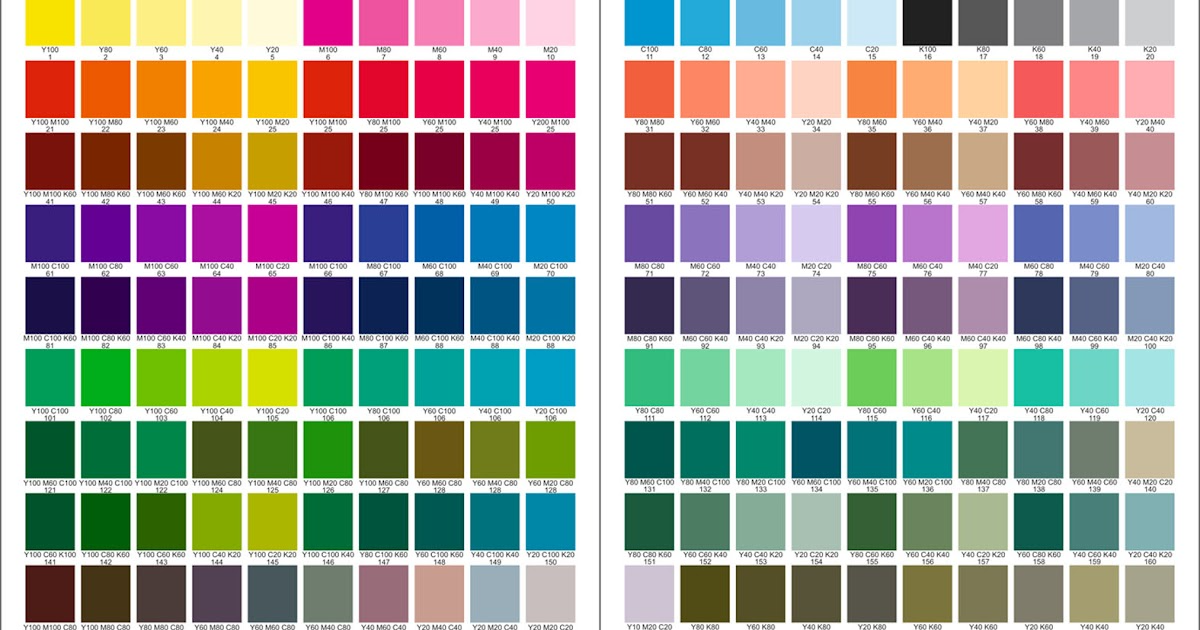 Standard Color Palette in Printing